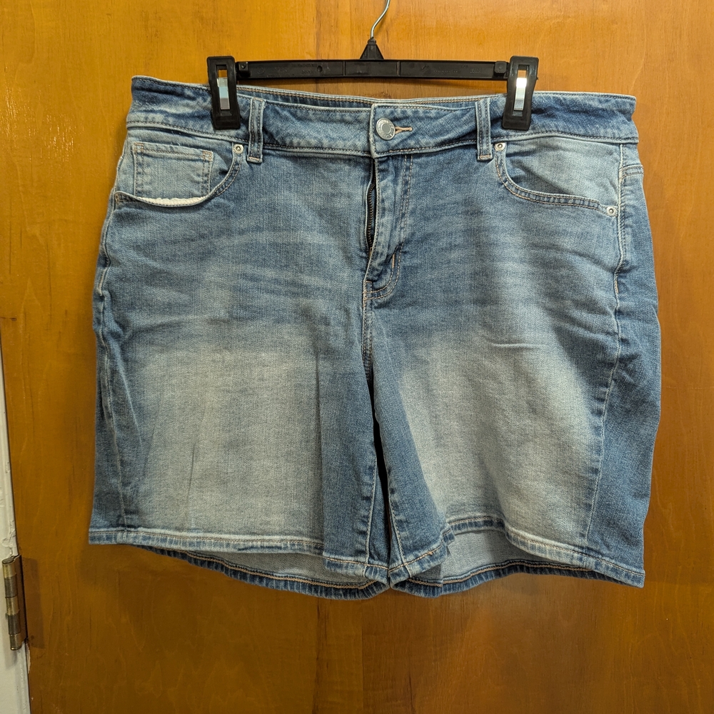 Maurices Light Blue Jean Shorts for Women